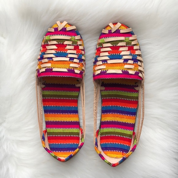 huarache shoes colorful
